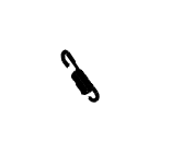 McCULLOCH M5550CMD CLUTCH CABLE SPRING(531210573)